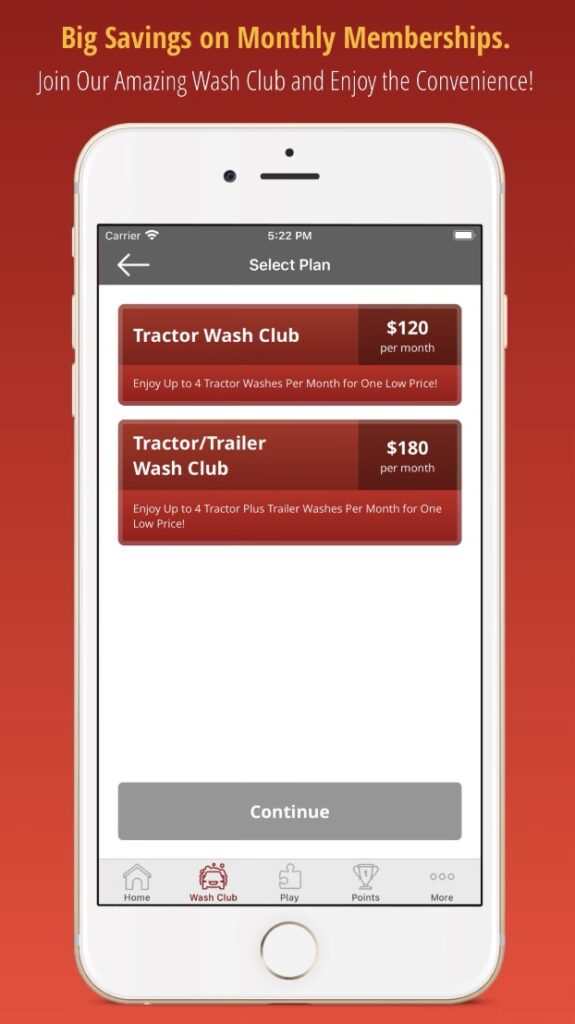 Mobile app example